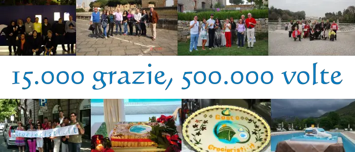 15.000 grazie, 500.000 volte