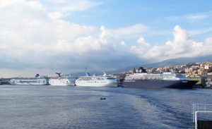 Traffico crocieristico nel porto di Messina