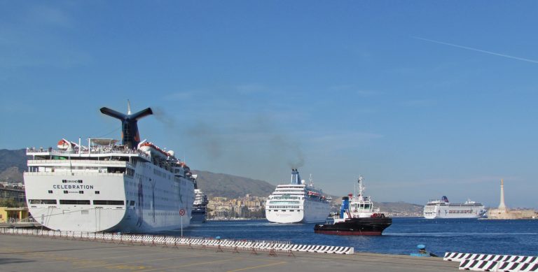 Traffico crocieristico nel porto di Messina