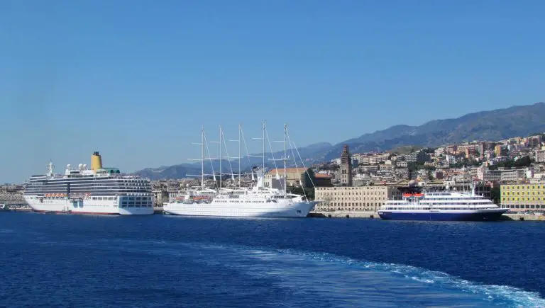 Traffico crocieristico nel porto di Messina