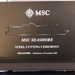 MSC e Fincantieri: al via la costruzione di MSC Seashore.